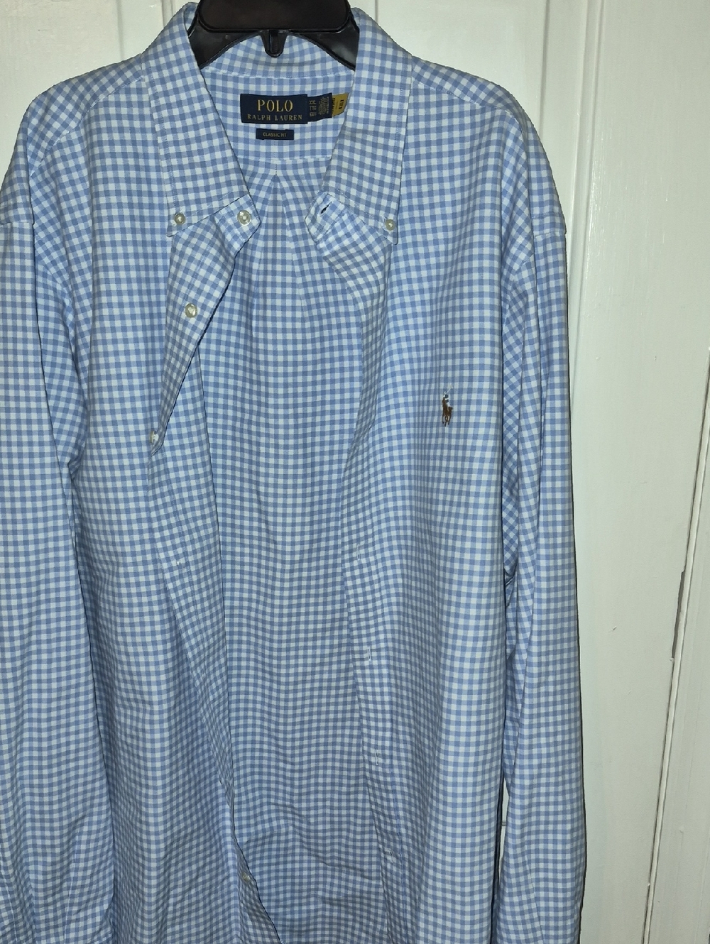 Polo by Ralph Lauren Blue Gingham Button-Down Shirt XXL